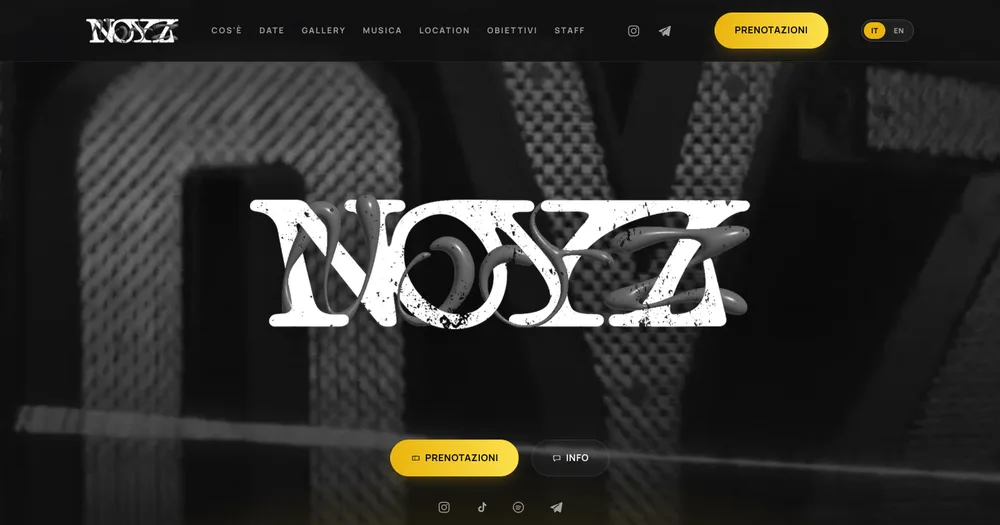 Sito web Noyz Events
