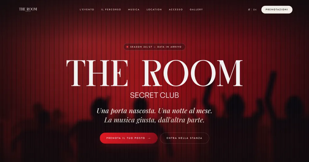 Sito web The Room